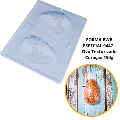 Forma de Silicone Coração 150g: Chocolate Perfeito!