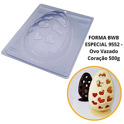 Forma de Silicone Coração 500g: Ovos de Páscoa Perfeitos!