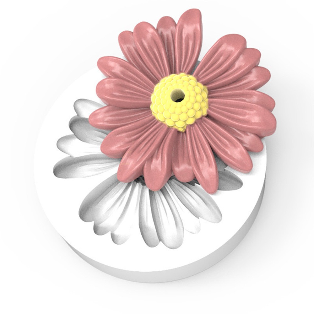 Forma de Silicone Margarida com Furo: Crie Lembranças e Decorações Únicas
