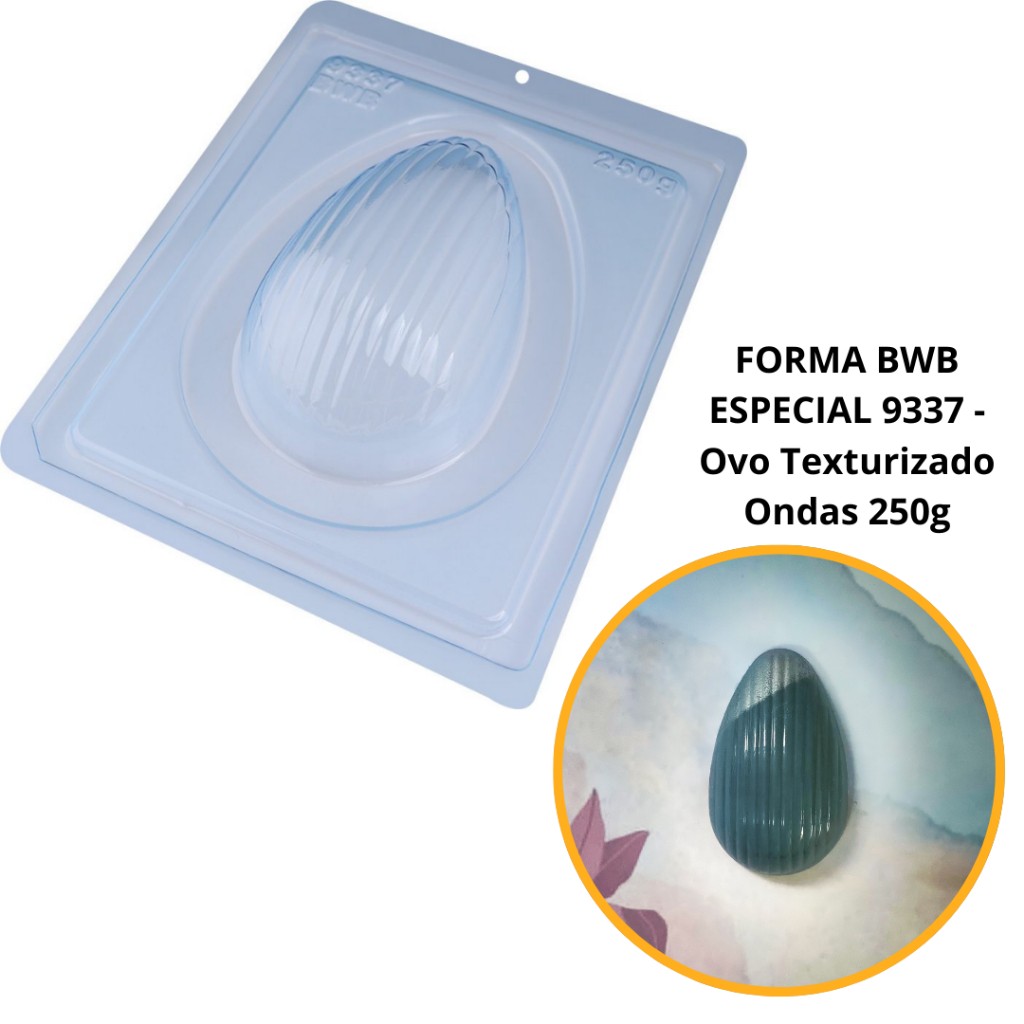 Forma de Silicone Ovo Texturizado 250g – BWB