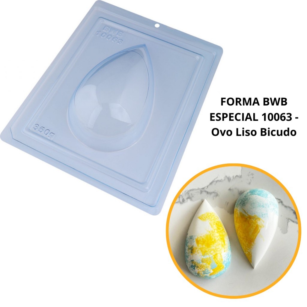Forma de Silicone para Ovo de Páscoa 350g - BWB