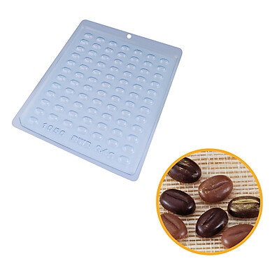 Forma Grão de Café 1050 – Acetato BWB para Chocolates