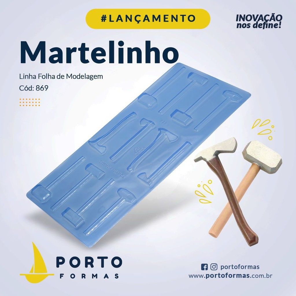 Forma Martelinho: Chocolate Perfeito!