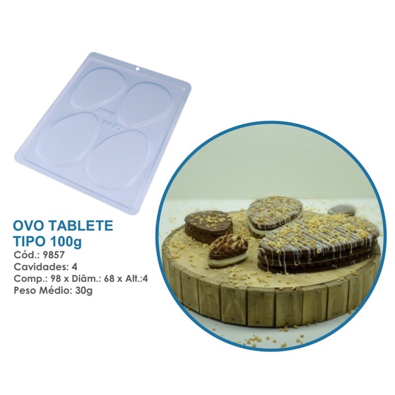 Forma para Ovo de Páscoa 100g BWB: Simples e Perfeita!