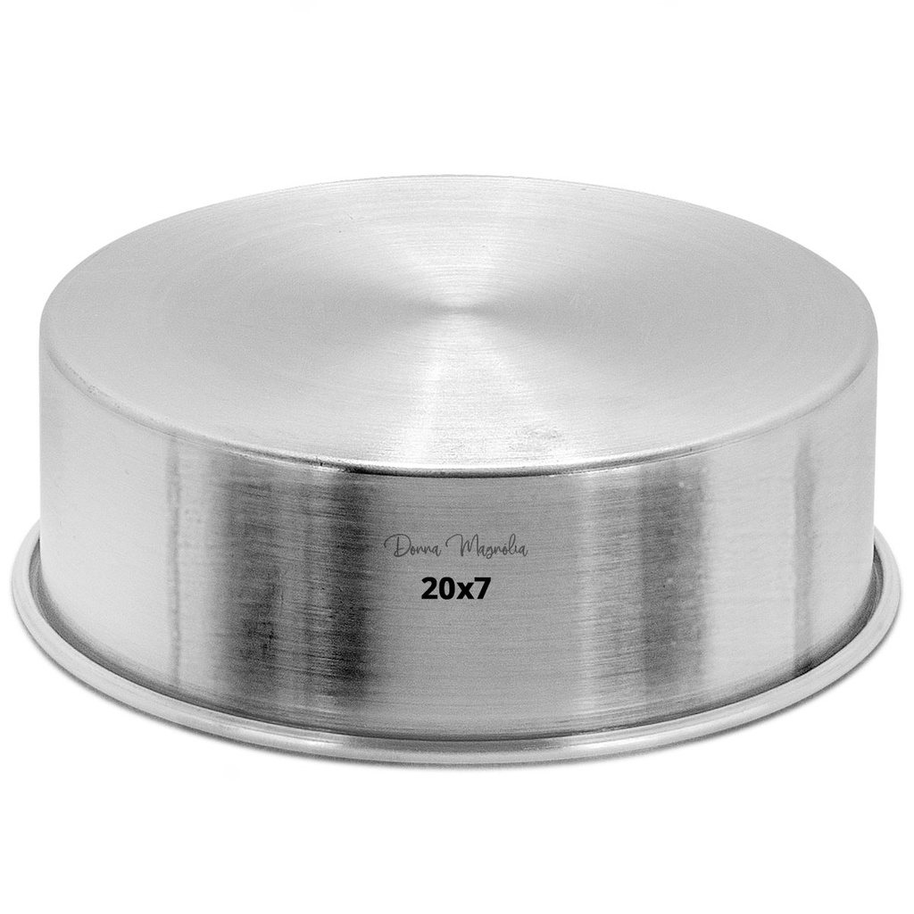Forma Redonda 20x7 Alumínio H59 - Perfeita para Bolos e Air Fryer