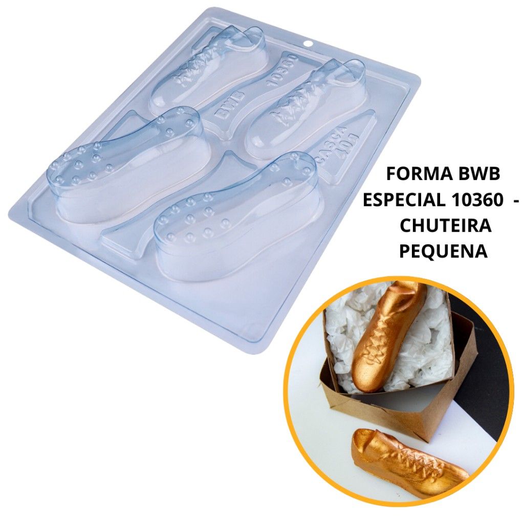 Forma Silicone Chuteira BWB: Copas e Doces!