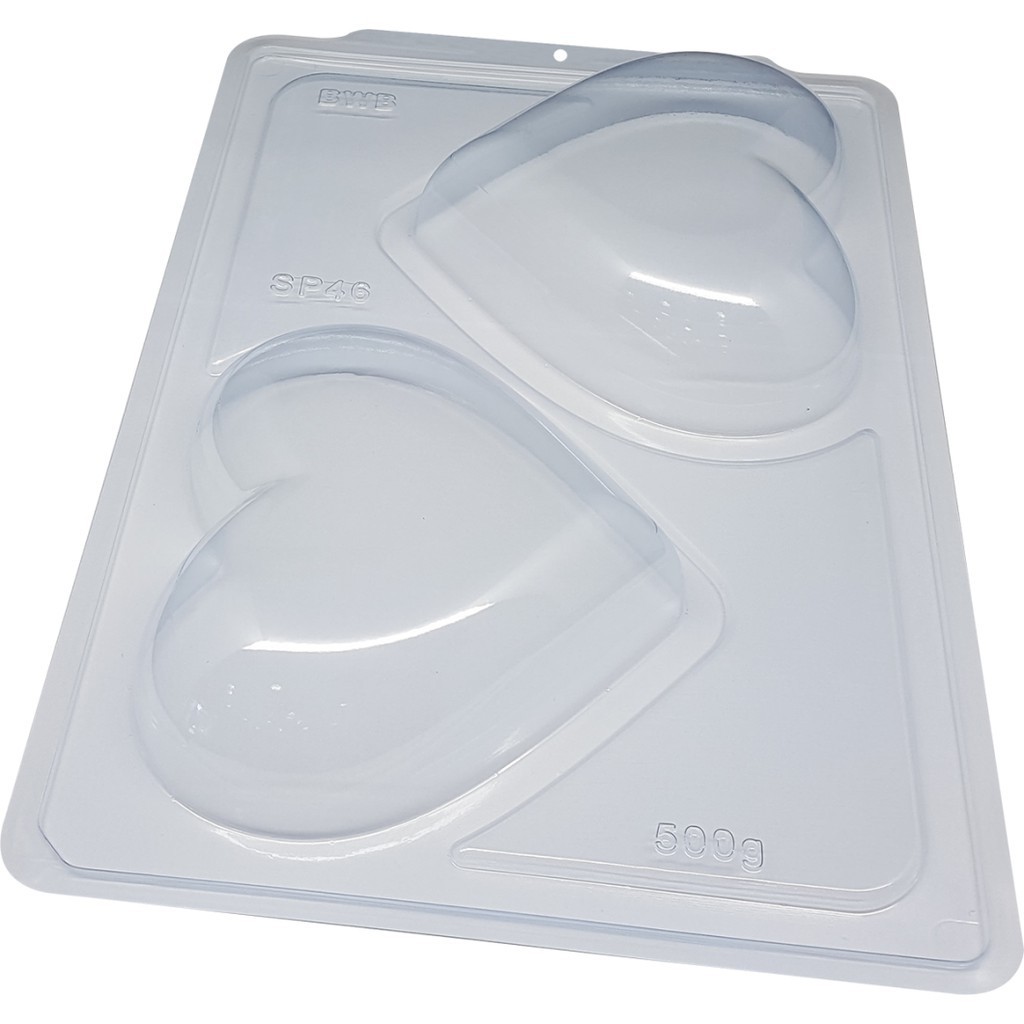 Forma Silicone Coração BWB: Doces Profissionais