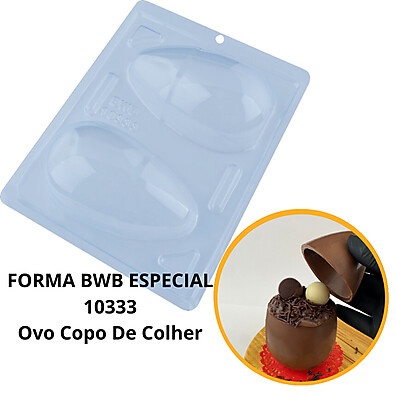 Forma Silicone Ovo de Páscoa BWB: Praticidade e Perfeição!