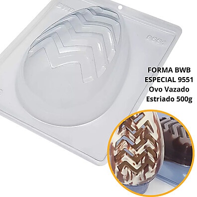 Forma Silicone Ovo Páscoa 500g: Crie Chocolates Incríveis!