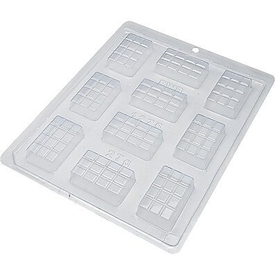 Forma Tablete 12 Gomos: Bombons Perfeitos!