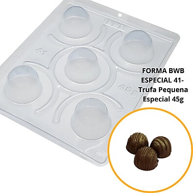 Forma Trufa 45g BWB: Chocolate Perfeito!