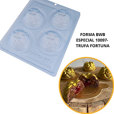 Forma Trufa Fortuna 80g: Silicone Premium para Festas
