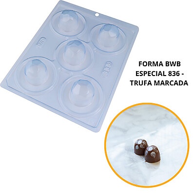 Forma Trufa Marcada 45g: Crie Bombons Perfeitos!