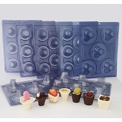 Formas BWB para Mousse e Copinhos: Variedade e Qualidade