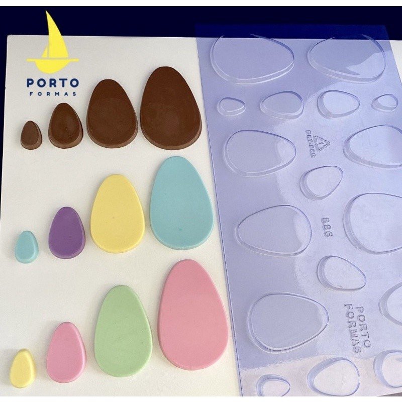 Formas de Chocolate Páscoa 2024: Tablete P886