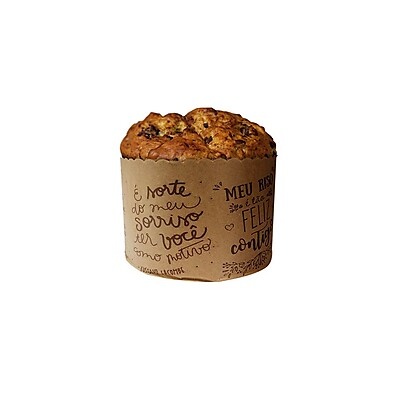 Formas de Panetone 100g: 25 Unidades com Frases!