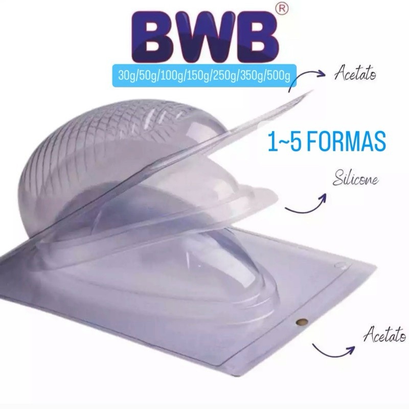 Formas de Silicone para Ovos de Páscoa BWB