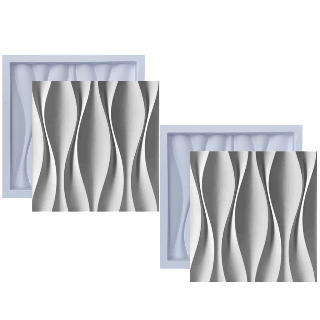 Formas Gesso 3D Dunas ABS: Crie Paredes Incríveis!