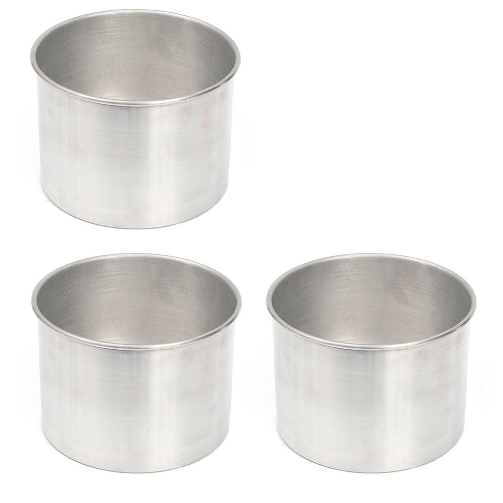 Formas Redondas Altas 10cm: Kit 3 Pçs Essenciais!