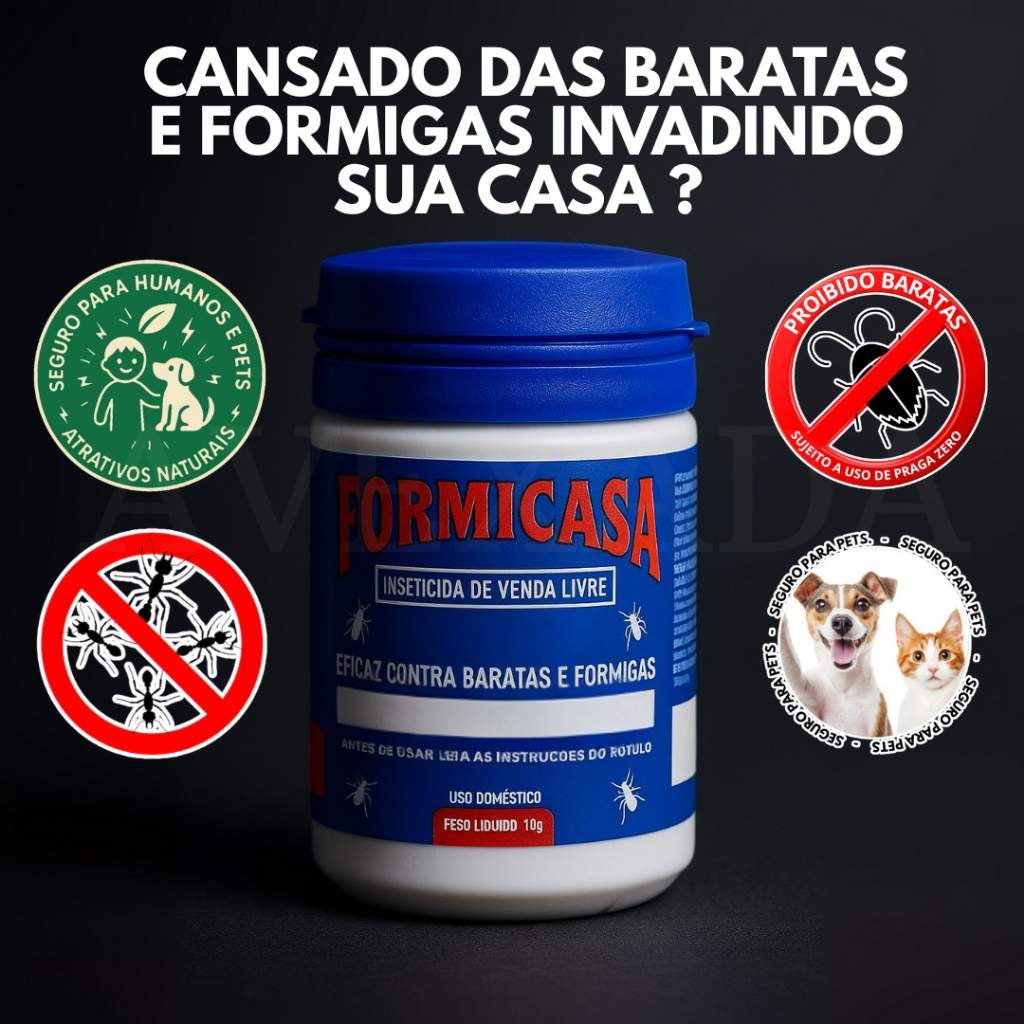Formicasa: Adeus Baratas e Formigas! 🐜