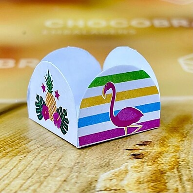 Forminhas 4 Pétalas Flamingo – Até 350 Unidades para Doces