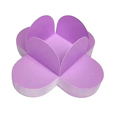 Forminhas 4 Pétalas Lilás 50un - Monte Doces Incríveis!