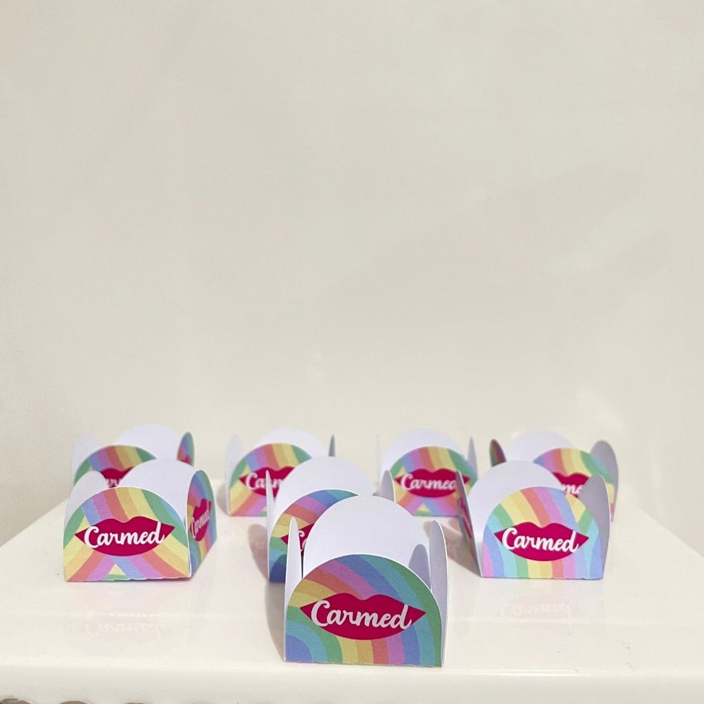 Forminhas de Doce Personalizadas Carmed – Kit Festa 24/48/72 Unidades