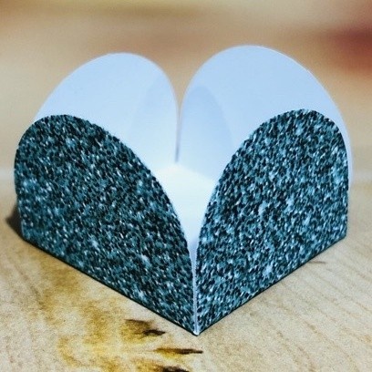 Forminhas para Doces Glitter Verde: Kit 50 Unidades