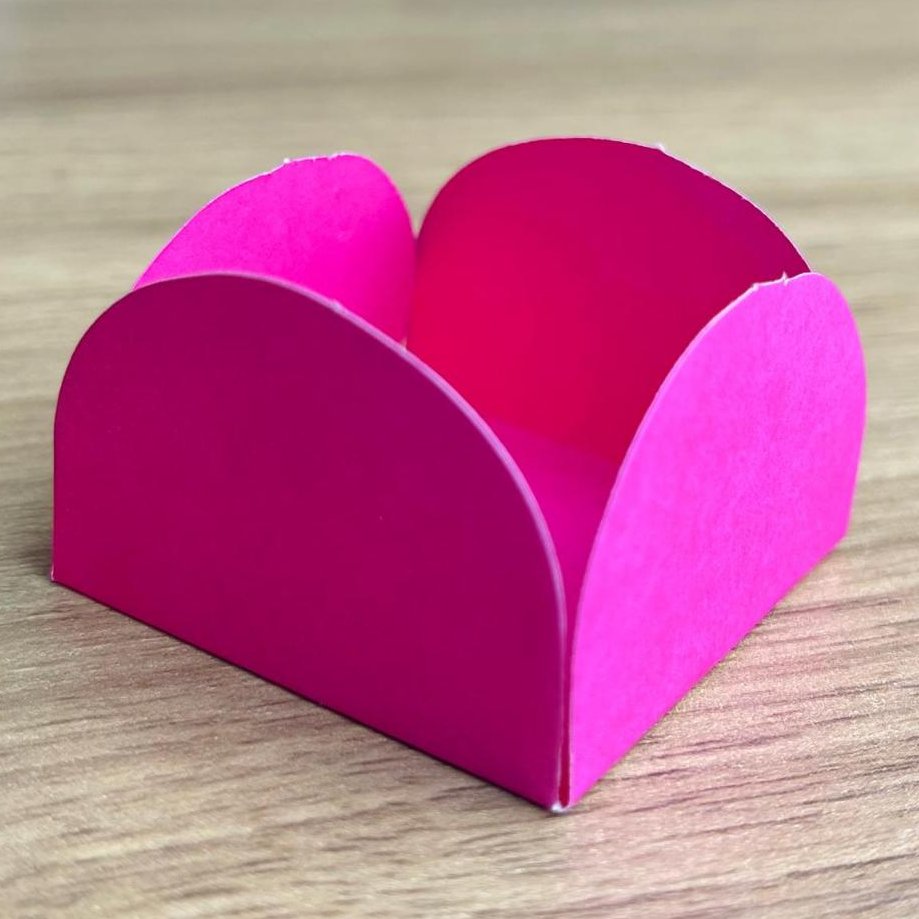 Forminhas Pink para Doces: Kit Grande 4 Pétalas