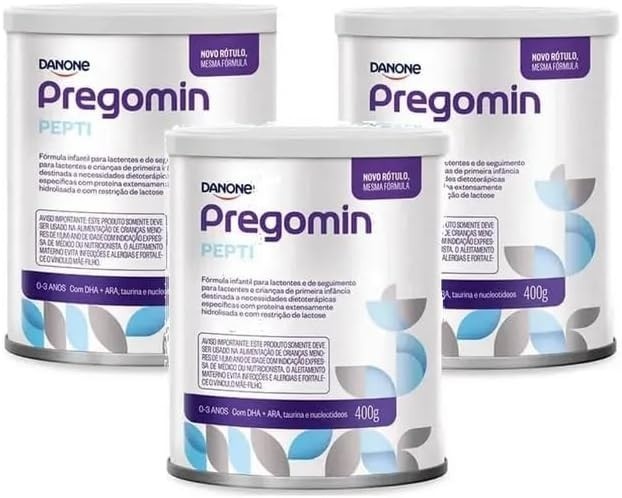 3 Latas - Pregomin Pepti - Fórmula infantil 400g