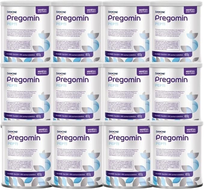 Fórmula Infantil Pregomin Pepti 400G - Kit 12 latas