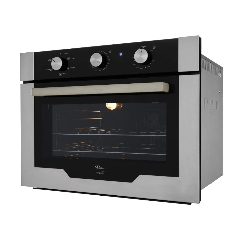 Forno Elétrico Embutir 50L Inox Fischer: Sua Cozinha Completa!