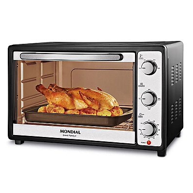 Forno Elétrico Mondial Grand Family II FR52: 52L de Potência