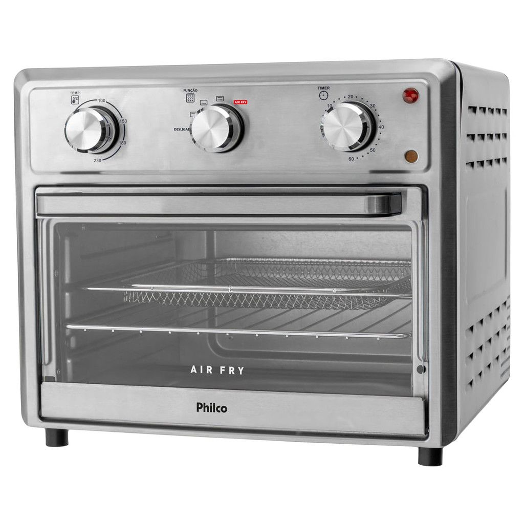 Forno Elétrico Philco 25L Air Fryer: 2 em 1!