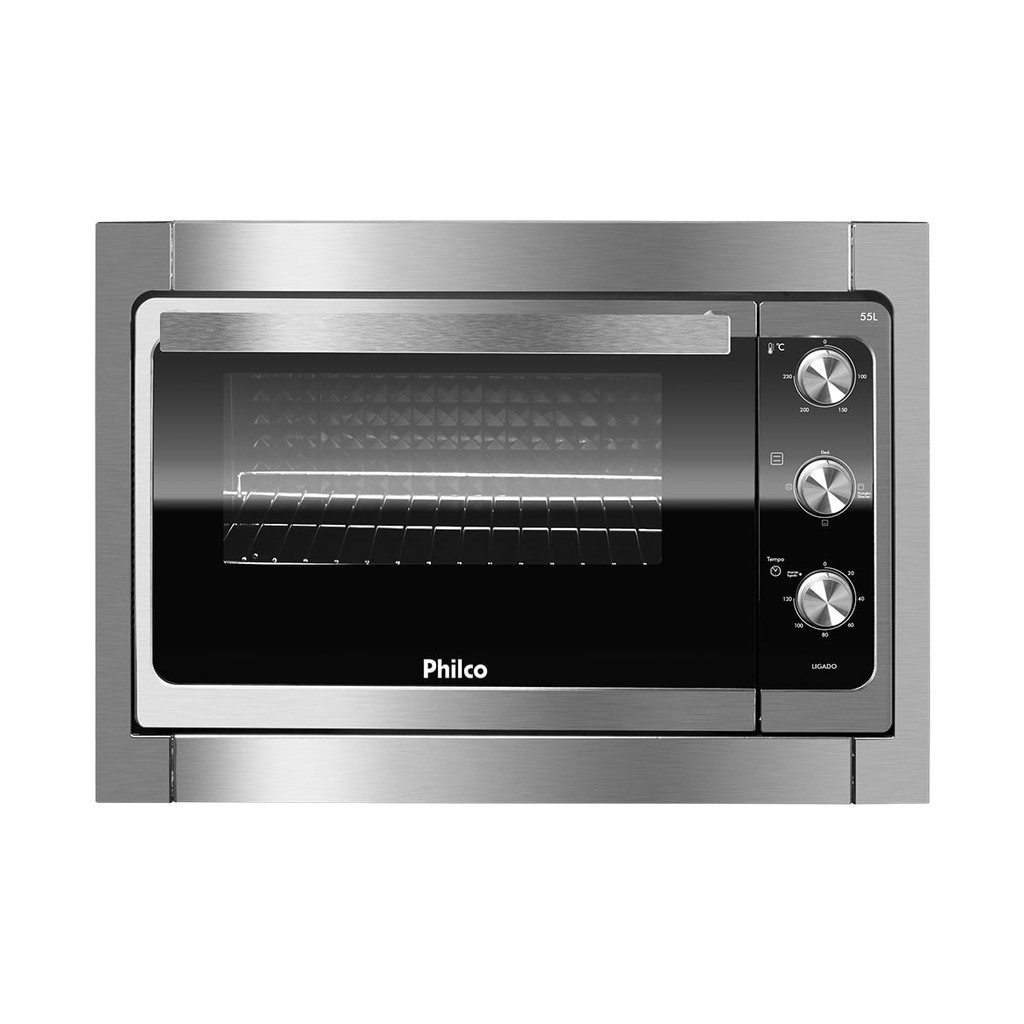 Forno Elétrico Philco 55L: Asse, Grelhe e Muito Mais!