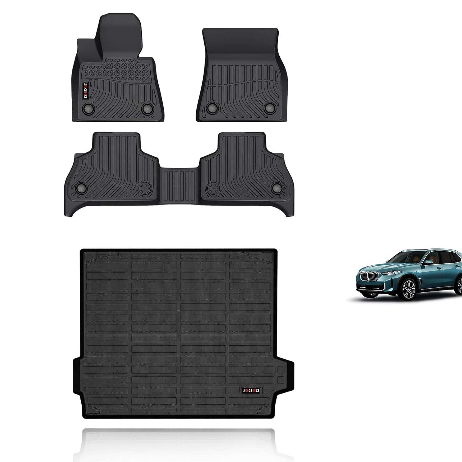 Tapetes e Forro de Carga KELCSEECS para BMW X5 (2019-2026) - Proteção Premium