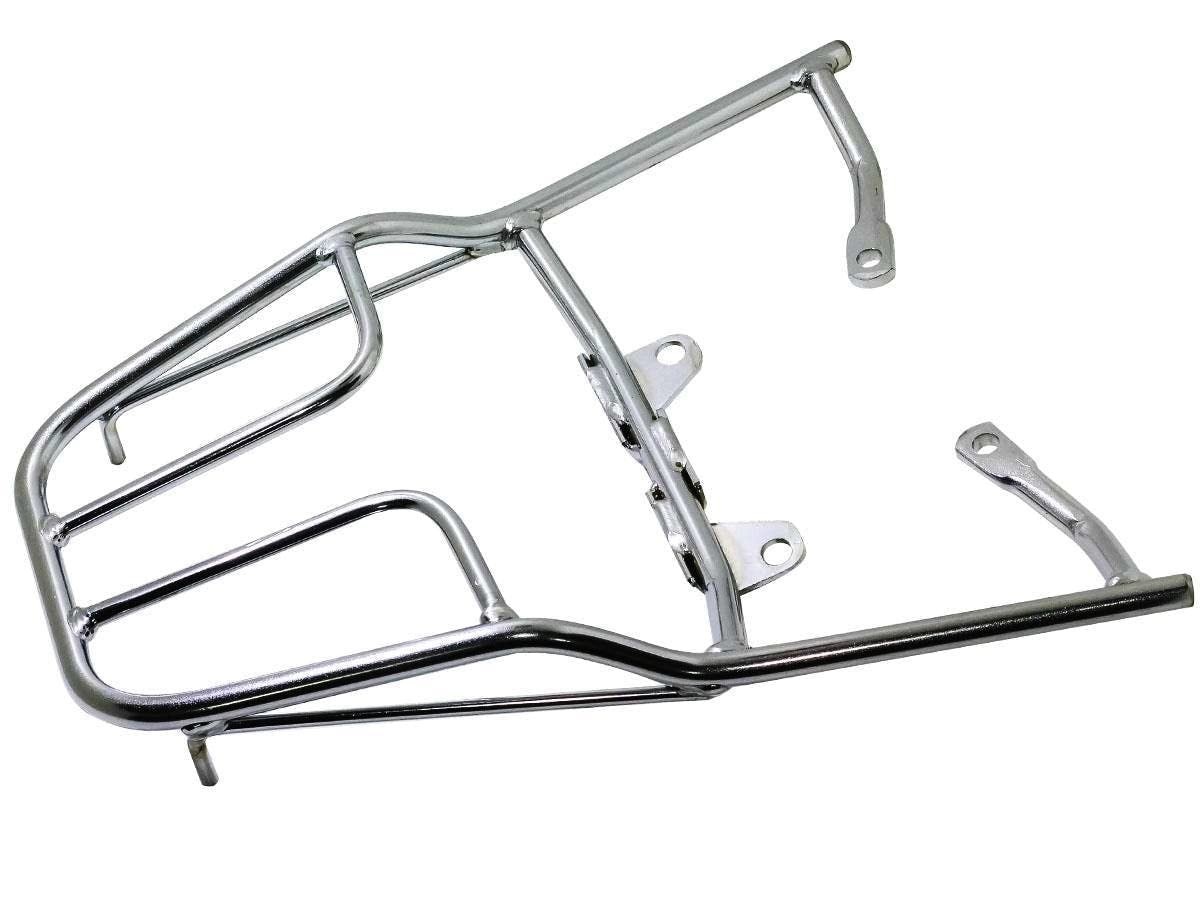 Bagageiro Sansão Titan 150 / Fan 125/150/160 Cromado Cromo Forte - Reforço e Estilo para sua Moto