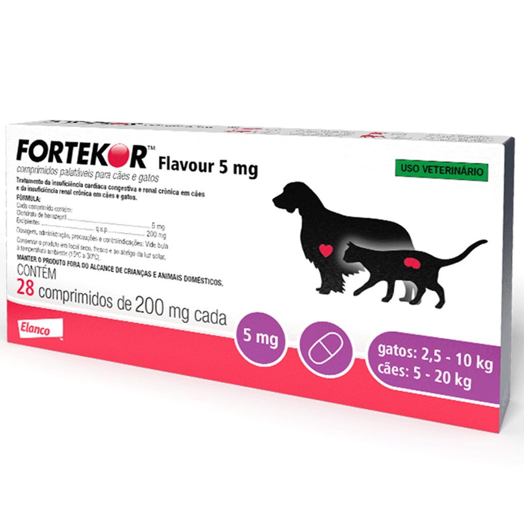 Fortekor 5mg: Alívio para o Coração do Seu Pet
