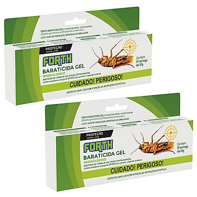 Forth Gel: Acabe com Baratas em 24h!