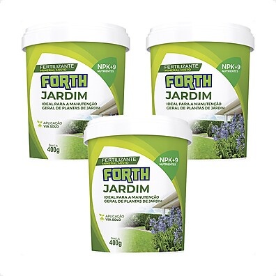 Forth Jardim 400g: Adubo Ideal para Plantas e Jardins