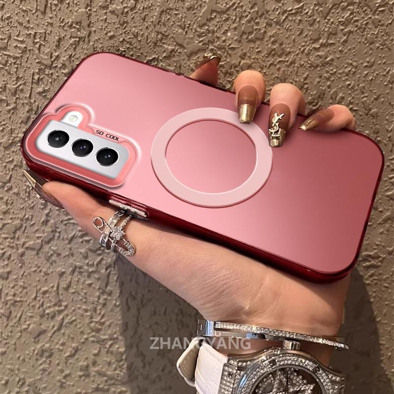 Capa Samsung S21 Plus/FE com Design Magnético e Proteção Fosca