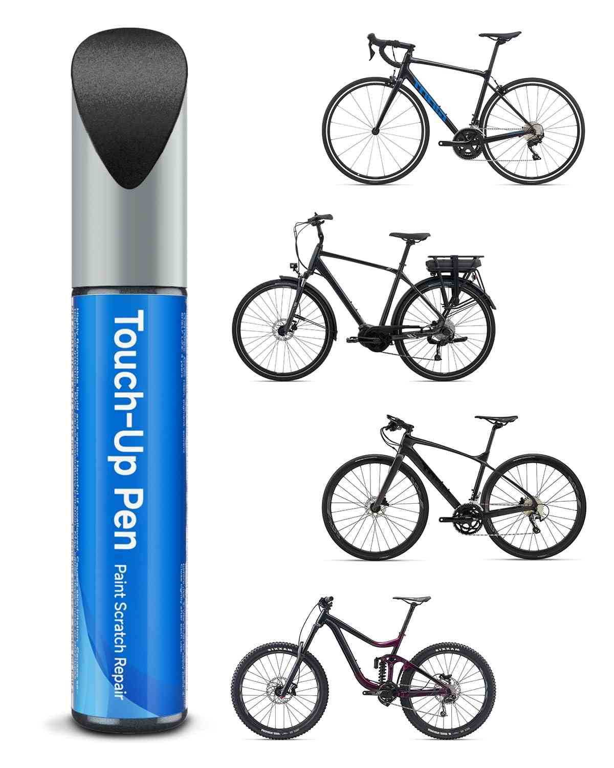 Tinta de Retoque para Bicicleta Giant Preta Fosca - Cor Exata para Reparos Profissionais