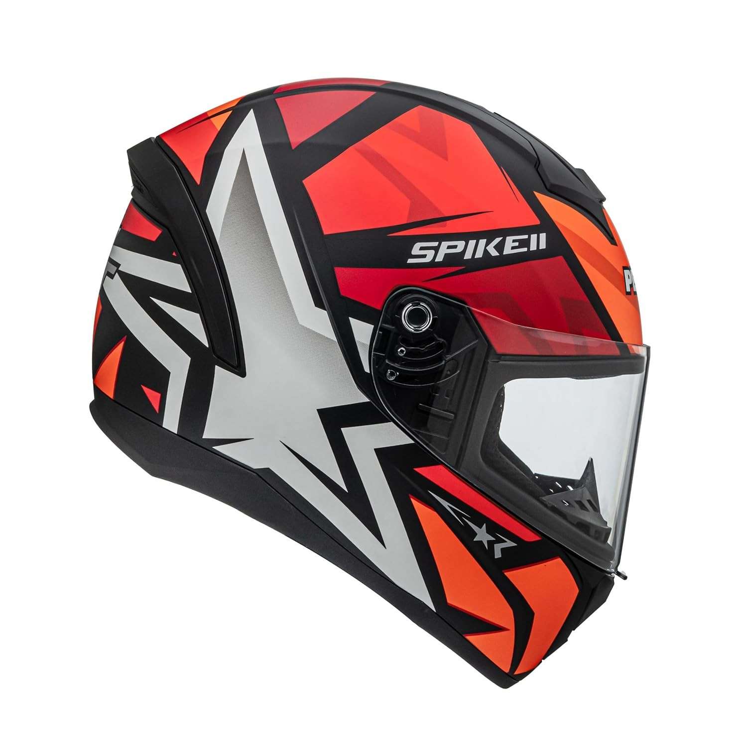 Capacete Peels Spike 2 1ST Preto Fosco Vermelho: Segurança e Estilo para Todos!