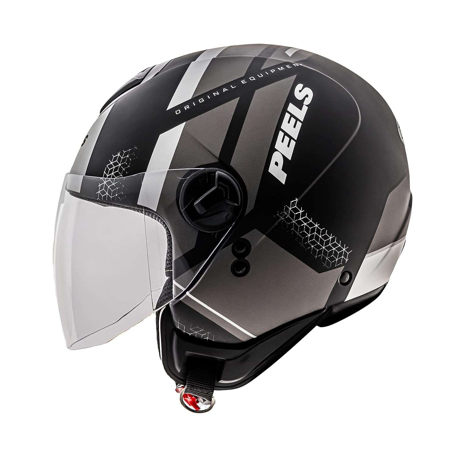 Capacete Peels Freeway 4Ever Preto Fosco/Grafite: Segurança e Estilo para Sua Moto