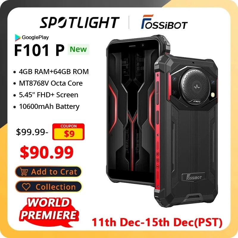 FOSSiBOT F101 P: O Smartphone Robusto Ideal