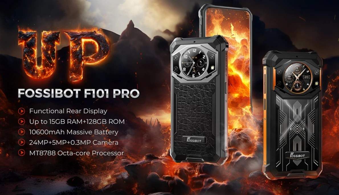 Fossibot F101 PRO: O 4G à Prova de Tudo!