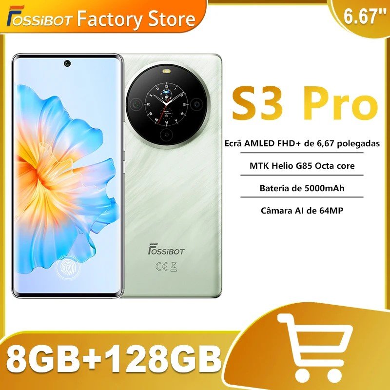 FOSSiBOT S3 Pro: O Smartphone Android Completo!