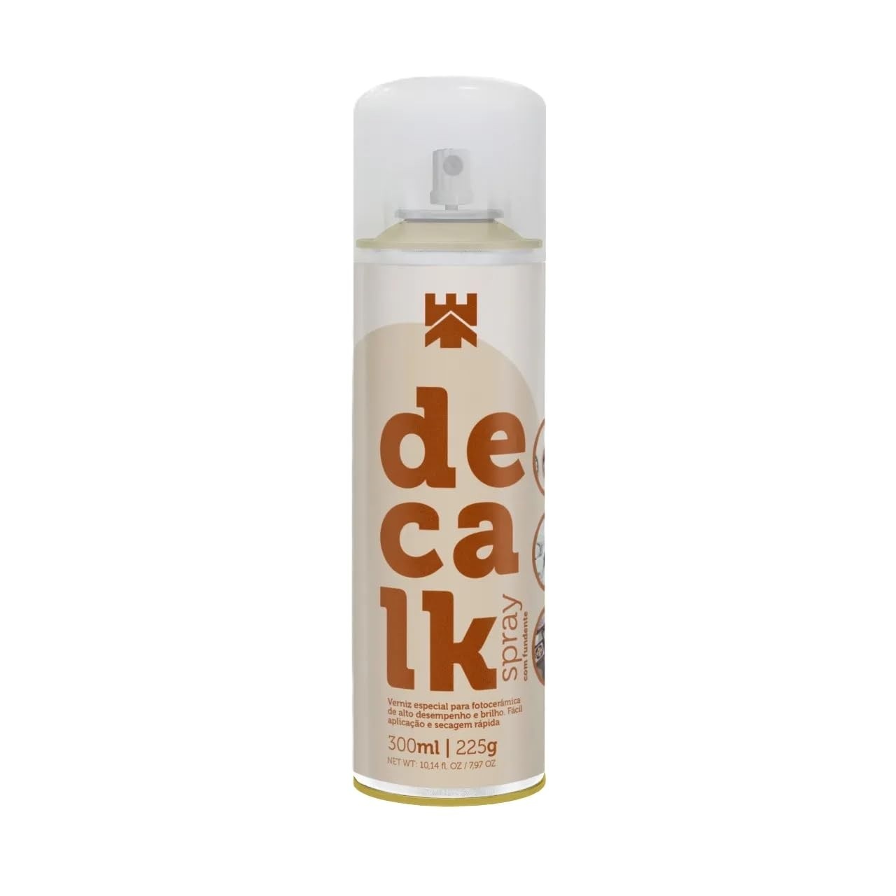 Verniz em Aerossol Fotocerâmica Incrível Brilho - 300ml