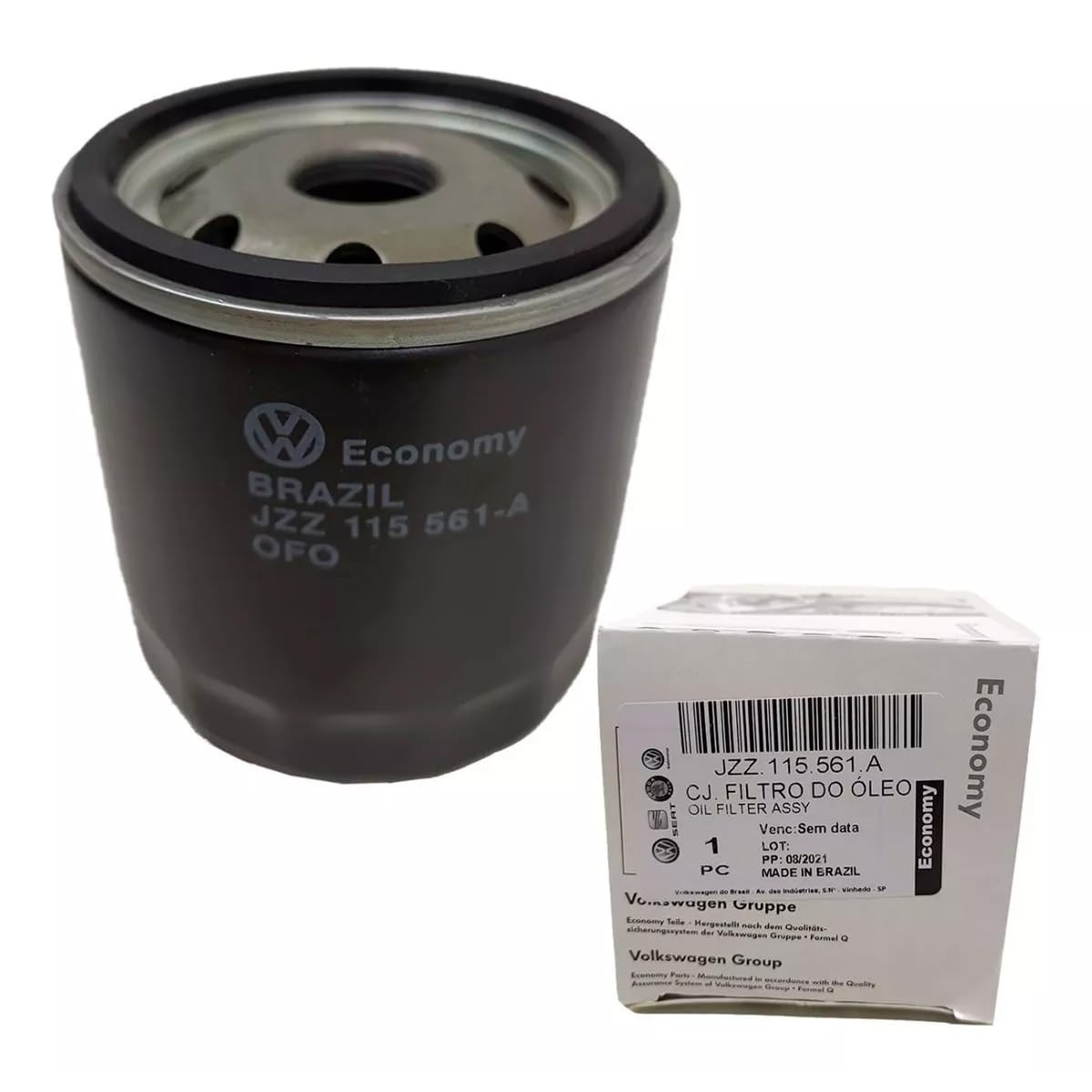 Filtro de Óleo Original VW JZZ115561A: Proteção Essencial para Fox, Gol, Golf e Mais