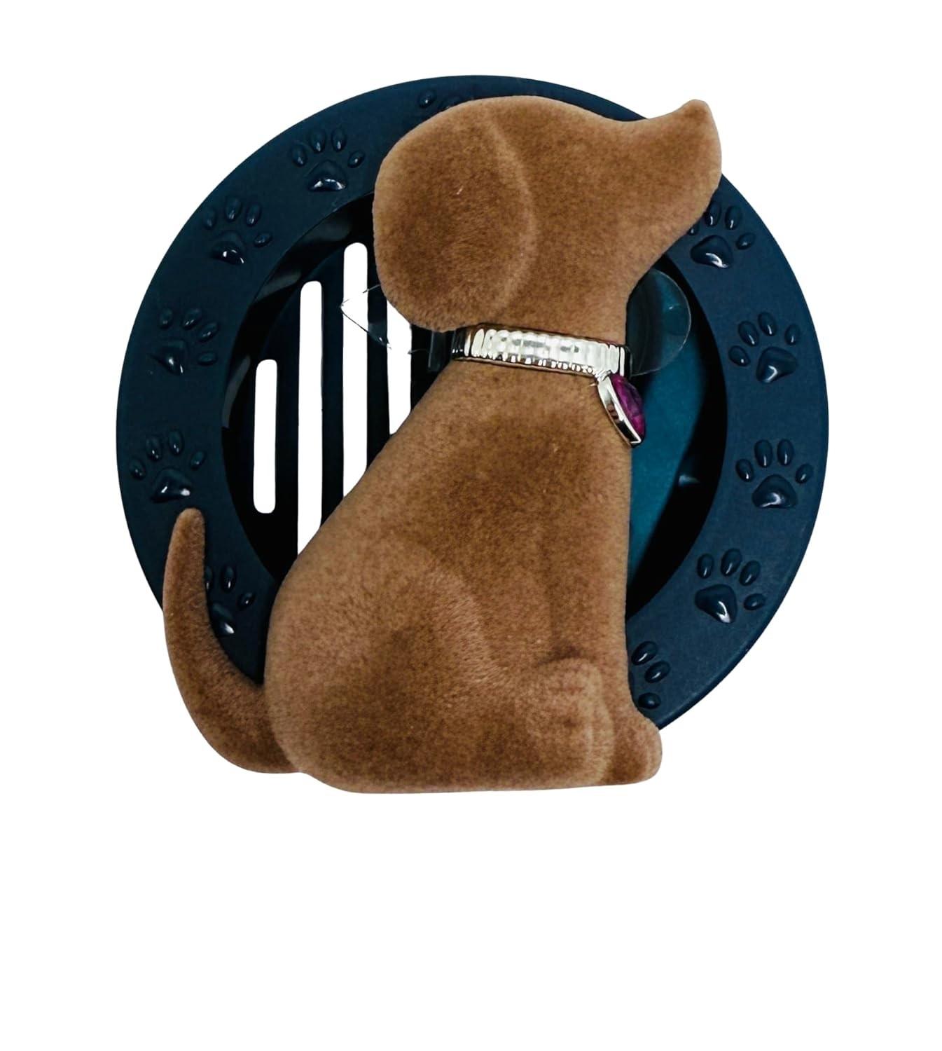 Suporte de Fragrância Bath & Body Works Sweet Brown Pup - Aromatizador de Carro Fácil de Abrir